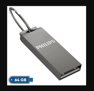 فلش مموری فیلیپس ظرفیت 64 گیگابایت با رابط USB 2.0