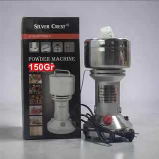 آسیاب پودر کن Silver SC-150G Crest (همراه با لوازم یدکی تیغه و فیوز و برس)